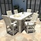 Highwood Usa Lehigh 7pc Rectangular Counter Height Outdoor Patio Furniture Dining Set 84 x 42 AD-ST7LH2CO5BA-WAE - alternate 3